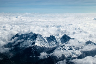 雪山航空摄影